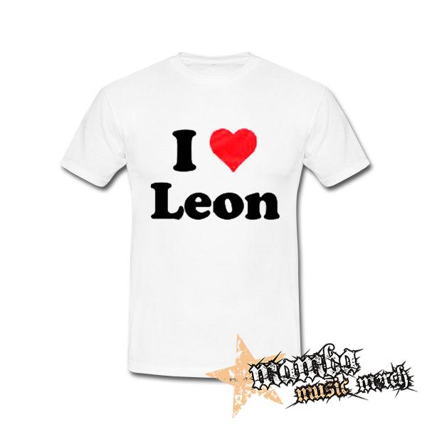 I LOVE LEON - biele pánske tričko