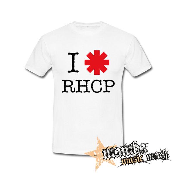 I LOVE RED HOT CHILI PEPPERS - biele pánske tričko