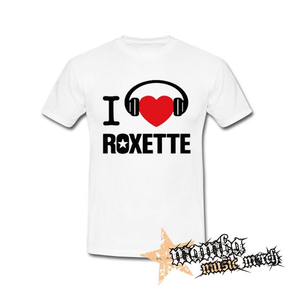 I LOVE ROXETTE - biele pánske tričko
