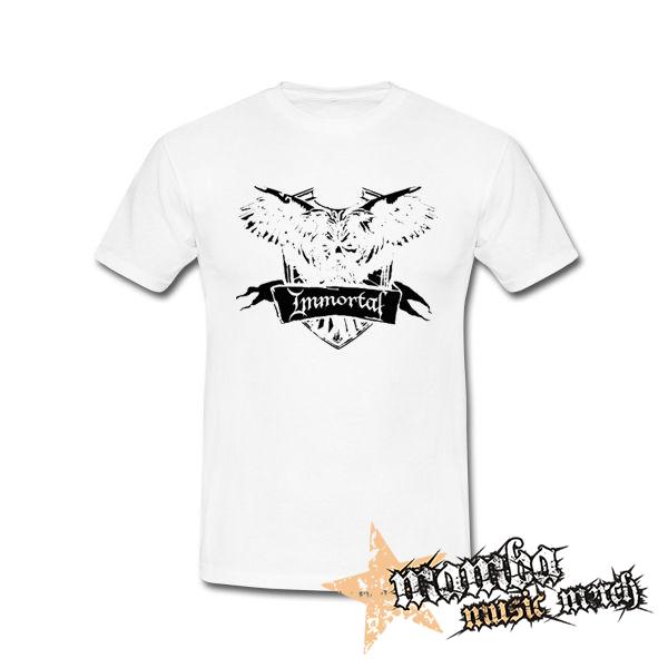 IMMORTAL - Crest - biele pánske tričko