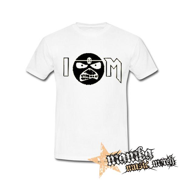 IRON MAIDEN - I Love Iron Maiden Black Eddie - biele pánske tričko