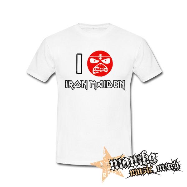 IRON MAIDEN - I Love Iron Maiden - biele pánske tričko