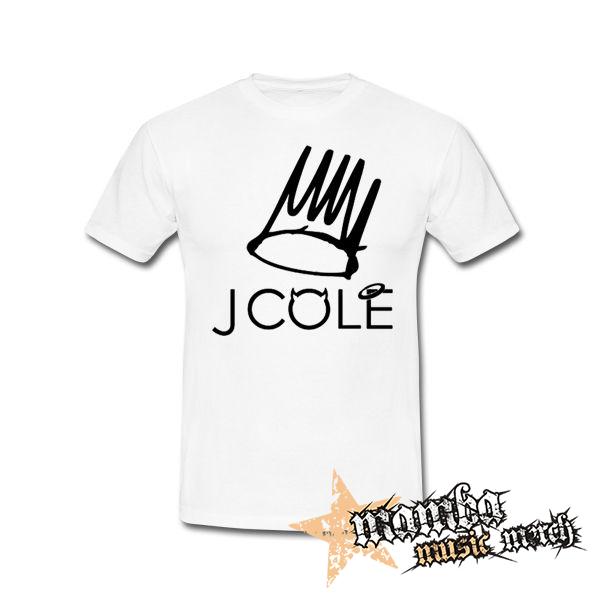 J COLE - Logo - biele pánske tričko
