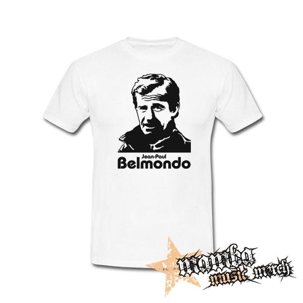 JEAN-PAUL BELMONDO - Portrait - biele pánske tričko