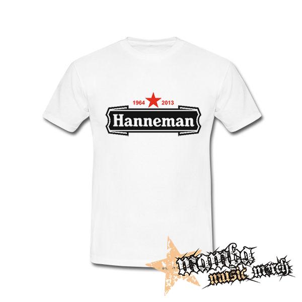 JEFF HANNEMAN - Logo - biele pánske tričko