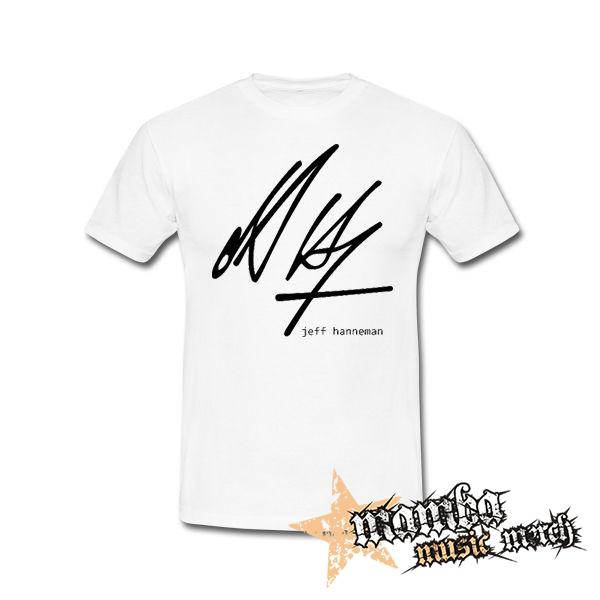 JEFF HANNEMAN - Signature - biele pánske tričko