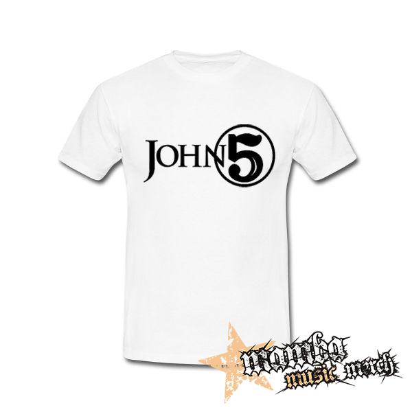 JOHN 5 - Logo - biele pánske tričko