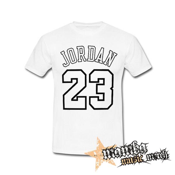 JORDAN 23 - biele pánske tričko