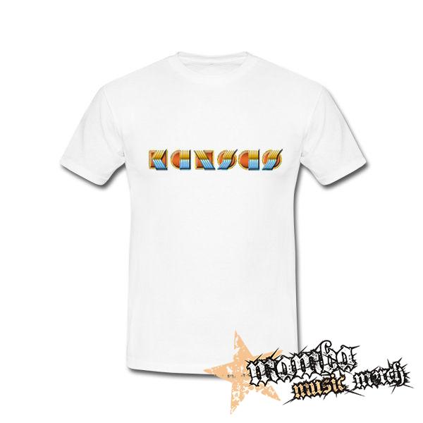 KANSAS - Logo Progressive Rock Band - biele pánske tričko