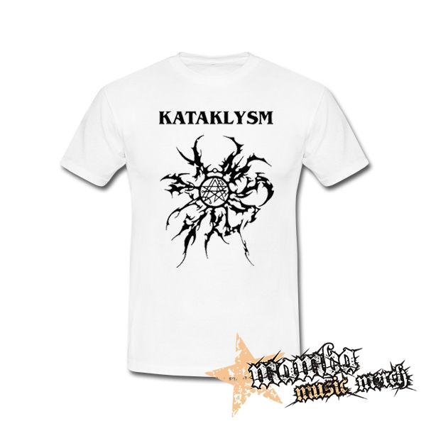 KATAKLYSM - Tribal Logo - biele pánske tričko