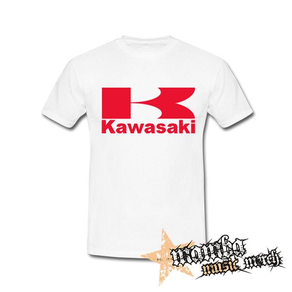 KAWASAKI - Logo - biele pánske tričko