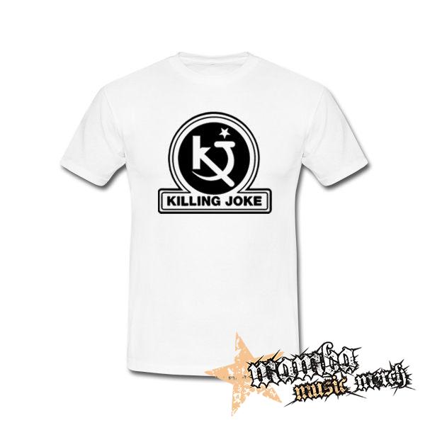 KILLING JOKE - Logo Crest - biele pánske tričko