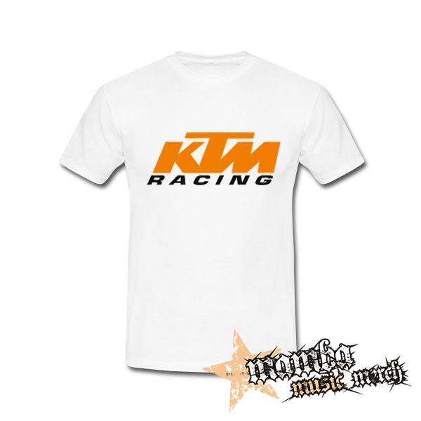 KTM RACING - Logo - biele pánske tričko