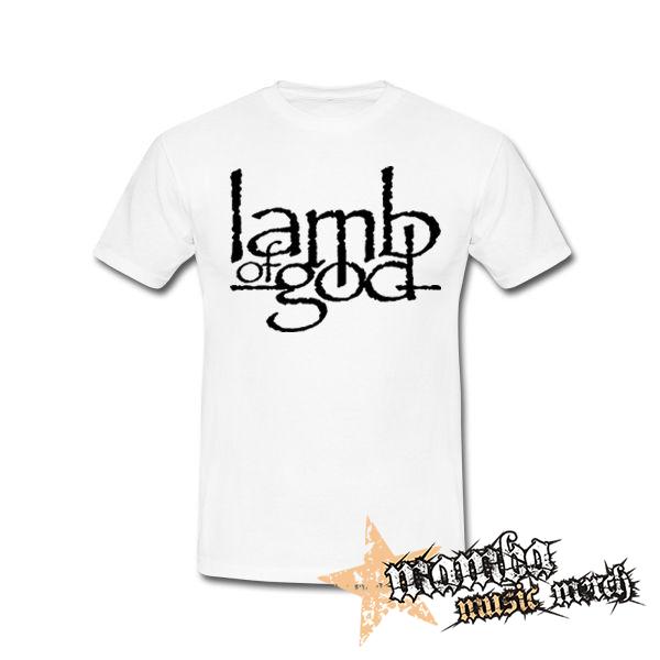 LAMB OF GOD - Logo - biele pánske tričko