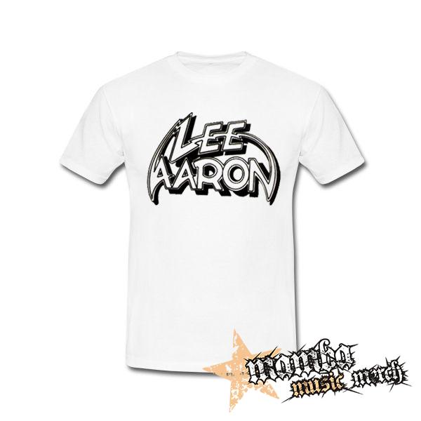 LEE AARON - Logo - biele pánske tričko