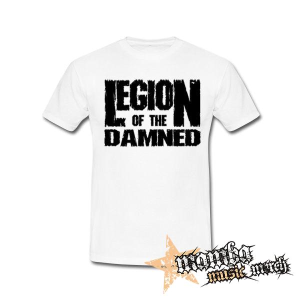 LEGION OF THE DAMNED - Logo - biele pánske tričko