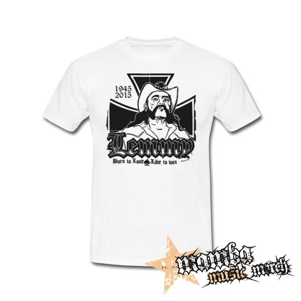 LEMMY KILMISTER - 1945-2015 - biele pánske tričko