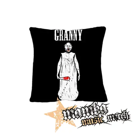 GRANNY HORROR VILLAGE - Logo & Portrait - vankúš