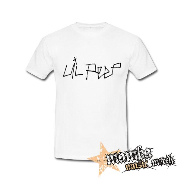 LIL PEEP - Logo - biele pánske tričko