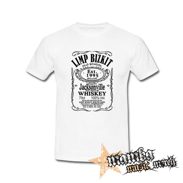 LIMP BIZKIT - Jack Daniels Motive - biele pánske tričko