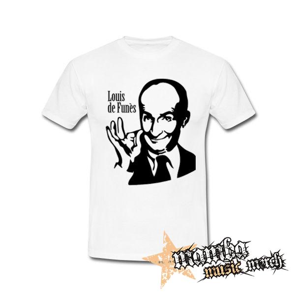 LOUIS DE FUNÉS - Portrait - biele pánske tričko