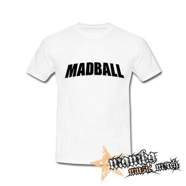 MADBALL - Logo - biele pánske tričko
