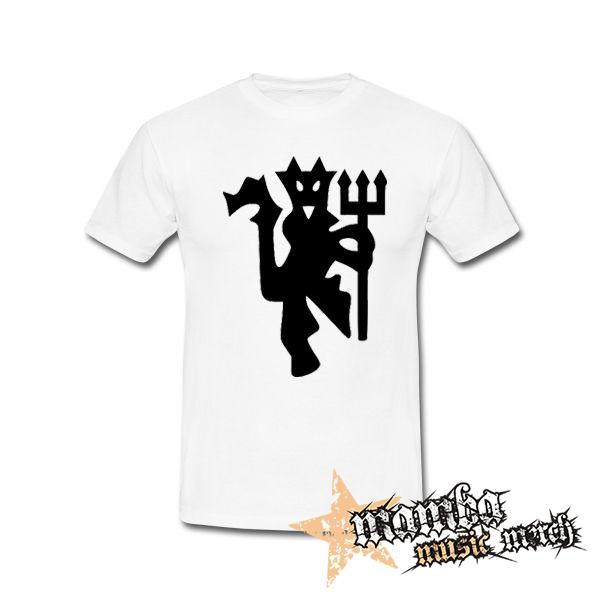 MANCHESTER UNITED - Devil - biele pánske tričko