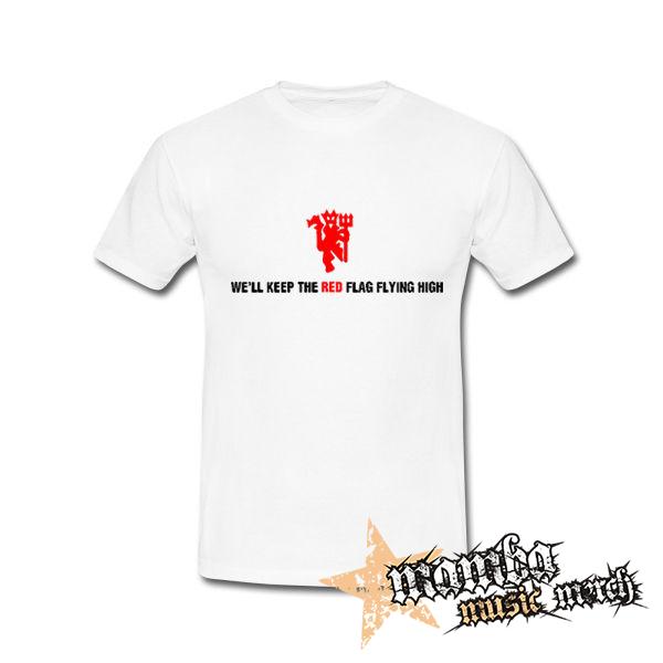 MANCHESTER UNITED - We´ll Keep The Red - biele pánske tričko