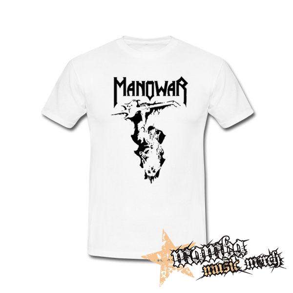 MANOWAR - Hell On Stage - biele pánske tričko