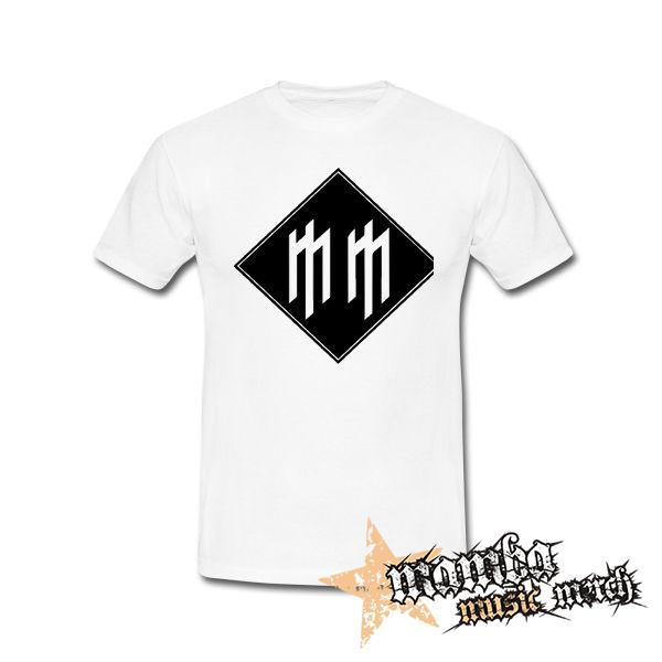 MARILYN MANSON - Logo Initials - biele pánske tričko