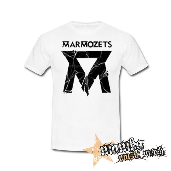 MARMOZETS - Smashed Logo - biele pánske tričko