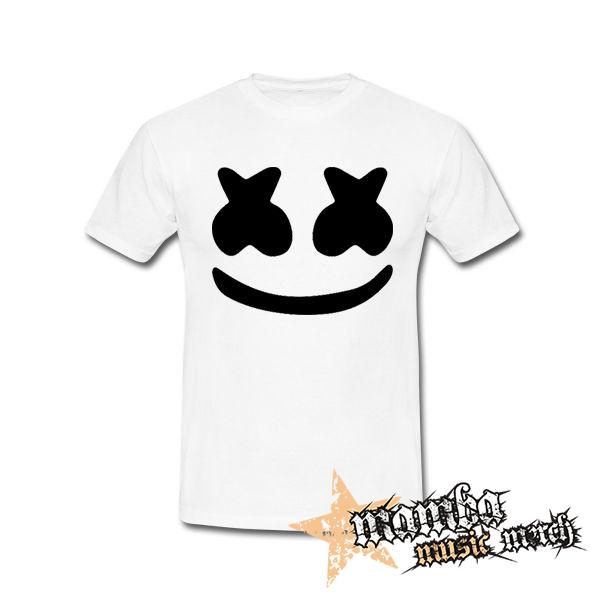MARSHMELLO - BW Smile - biele pánske tričko