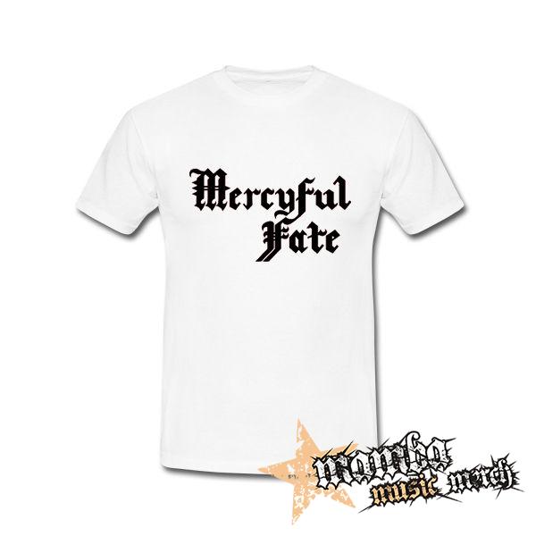 MERCYFUL FATE - Logo White - biele pánske tričko