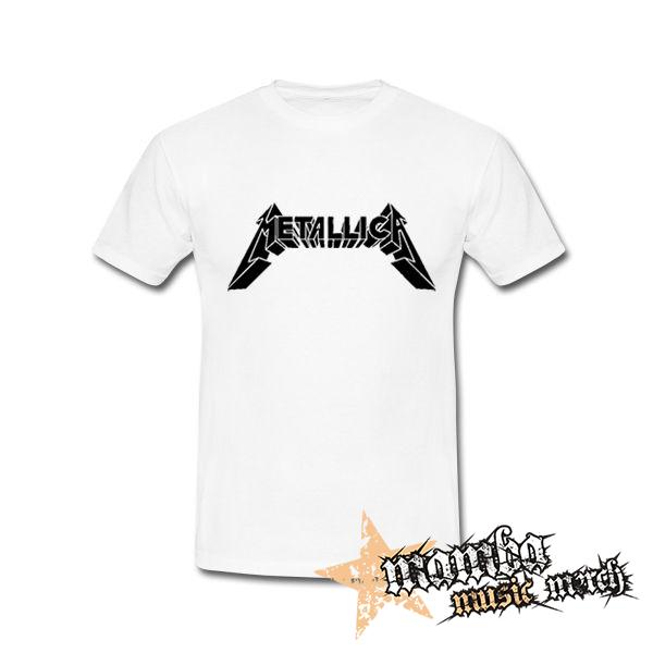 METALLICA - Master Of Puppets Logo 2 - biele pánske tričko