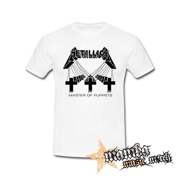 METALLICA - Master Of Puppets - biele pánske tričko