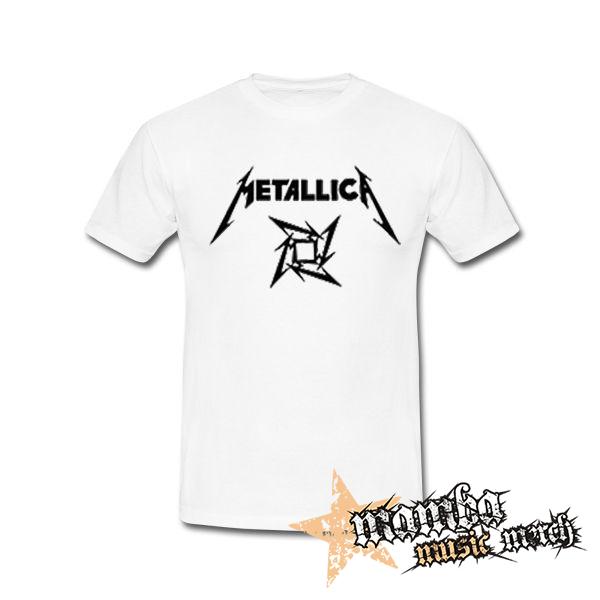 METALLICA - Ninja Logo - biele pánske tričko