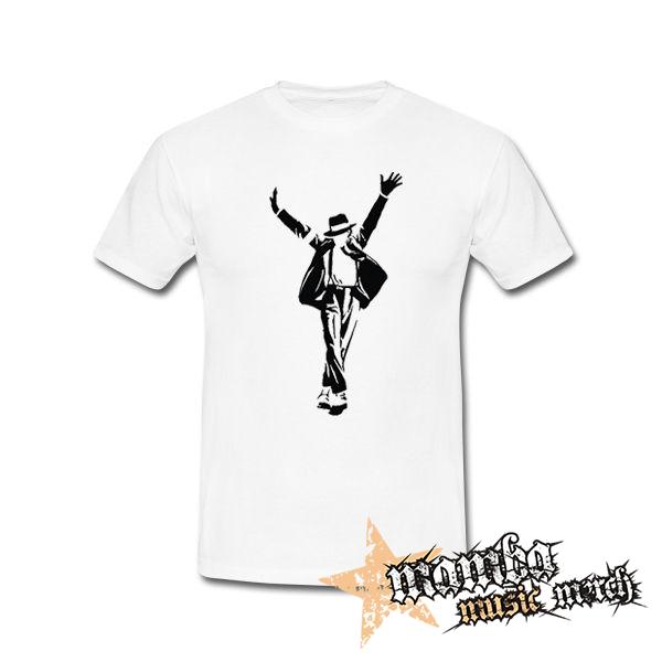 MICHAEL JACKSON - Silhouette Symbol - biele pánske tričko