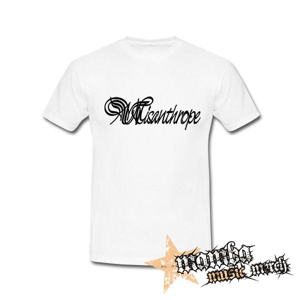 MISANTHROPE - Logo - biele pánske tričko