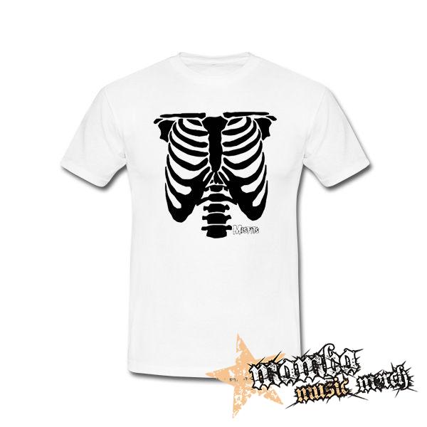 MISFITS - Ribs Motive 1 - biele pánske tričko