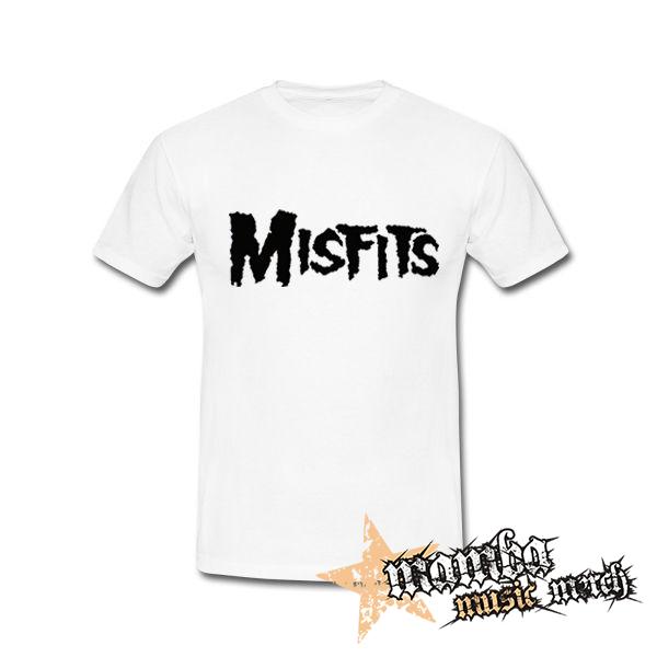 MISFITS - Simple Logo - biele pánske tričko