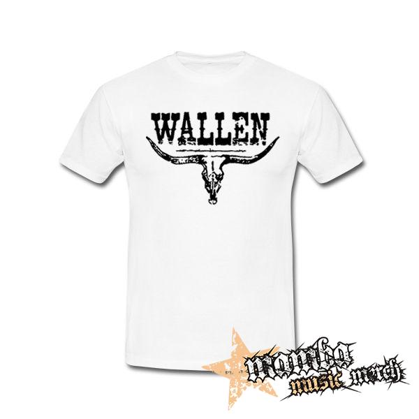 MORGAN WALLEN - Country Music Crest - biele pánske tričko