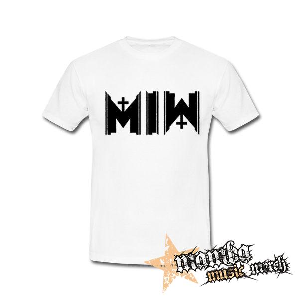 MOTIONLESS IN WHITE - Cemetery Logo - biele pánske tričko