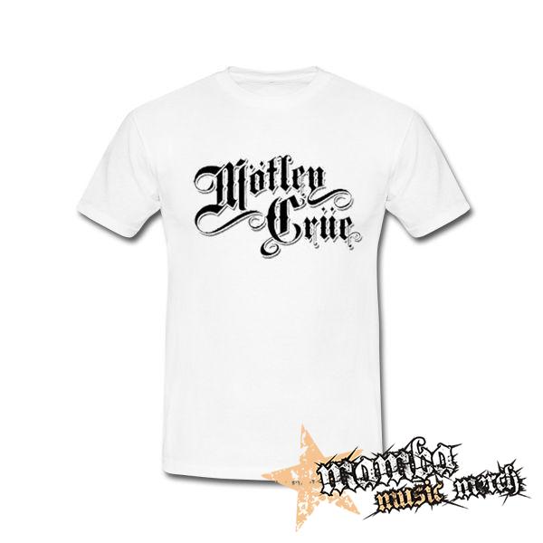 MOTLEY CRUE - Logo - biele pánske tričko