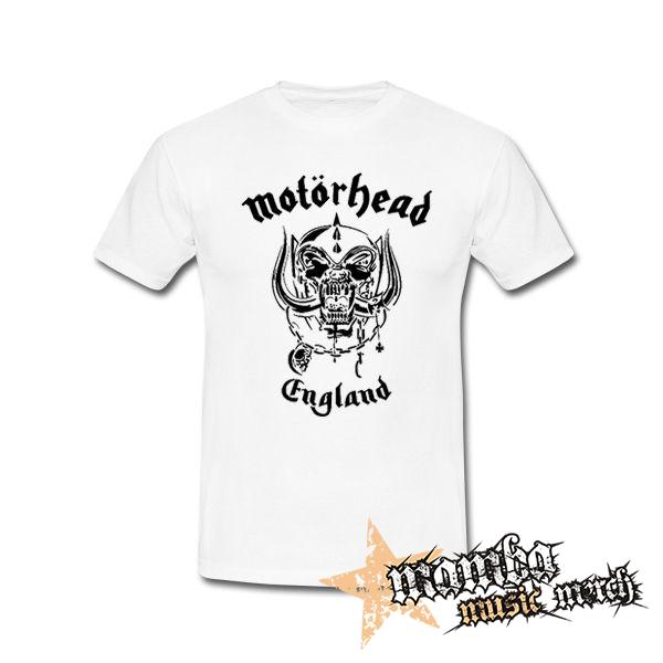MOTORHEAD - England - biele pánske tričko