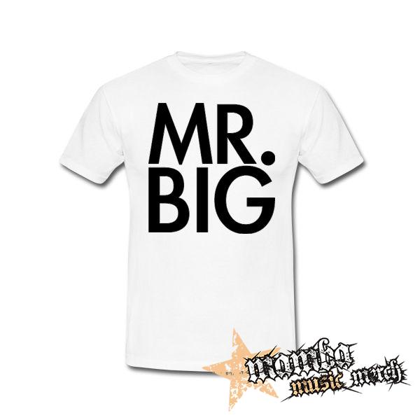 MR BIG - Logo White - biele pánske tričko