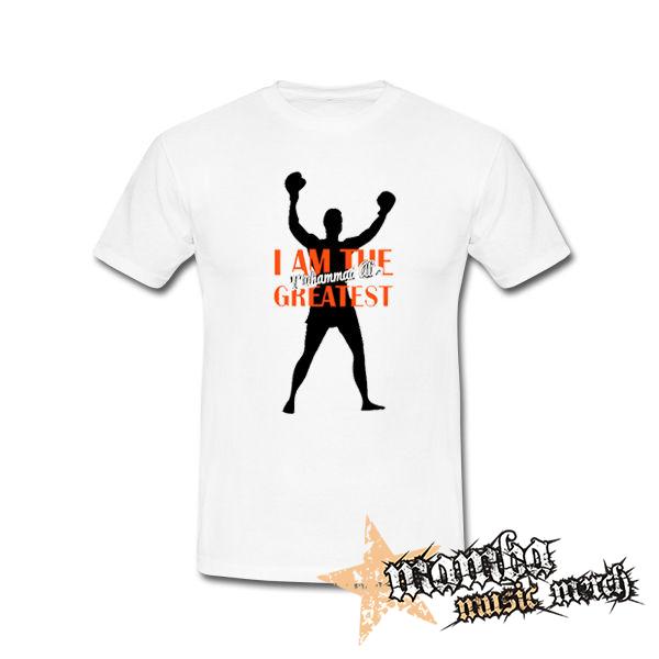 MUHAMMAD ALI - I Am The Greatest - biele pánske tričko