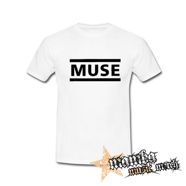 MUSE - Logo - biele pánske tričko