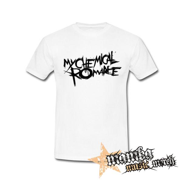 MY CHEMICAL ROMANCE - Logo - biele pánske tričko