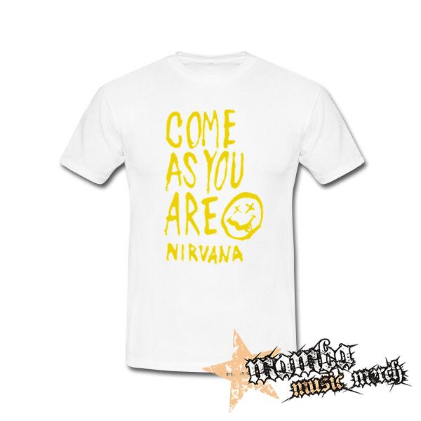 NIRVANA - Come As You Are - biele pánske tričko
