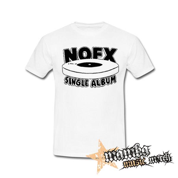 NOFX - Single Album - biele pánske tričko